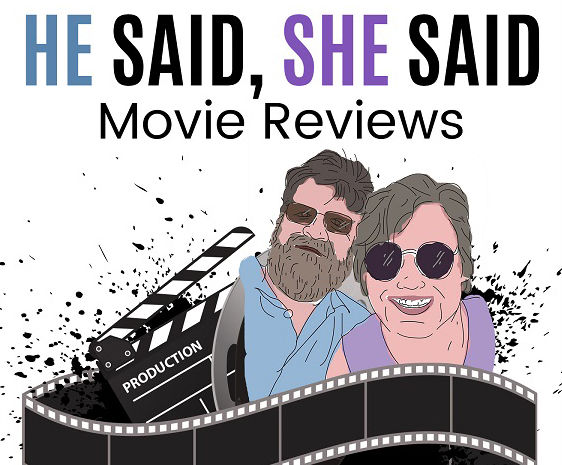 Celebrate with Tim and April, podcast hosts of He Said, She Said Movie Reviews